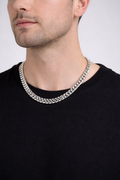 Silver chain for menchain and boys, 23 inch