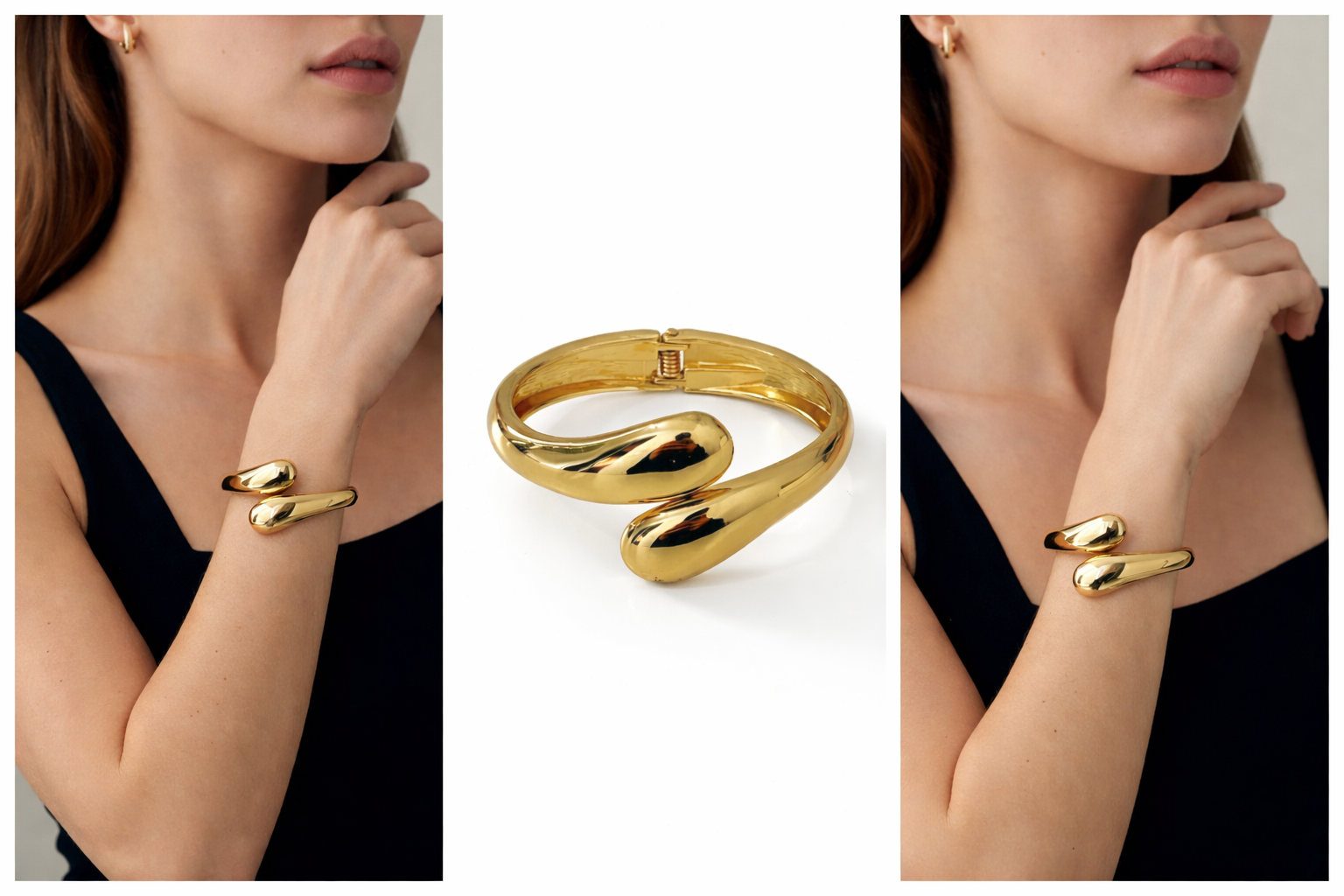 Tear Drop Gold bracelet