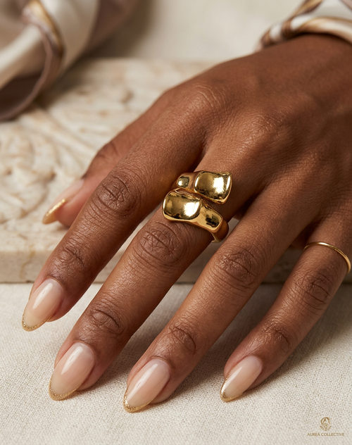 Chunky wild nuance ring
