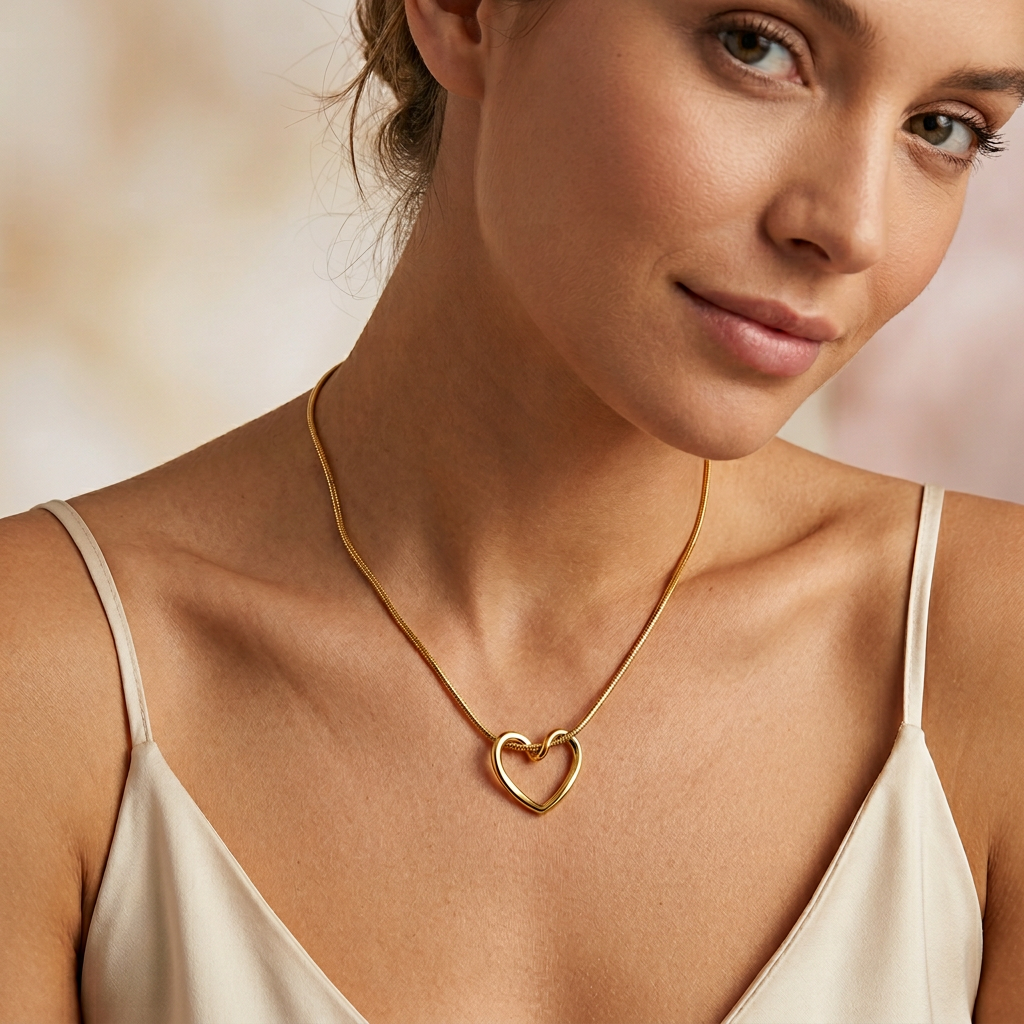 Sparkistry adornity women cross heart necklace