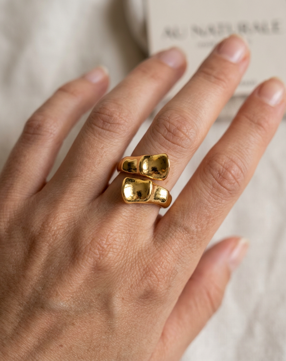 Chunky wild nuance ring