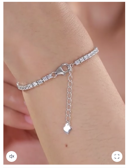 Sparkistry sterling Silver Tennis bracelet