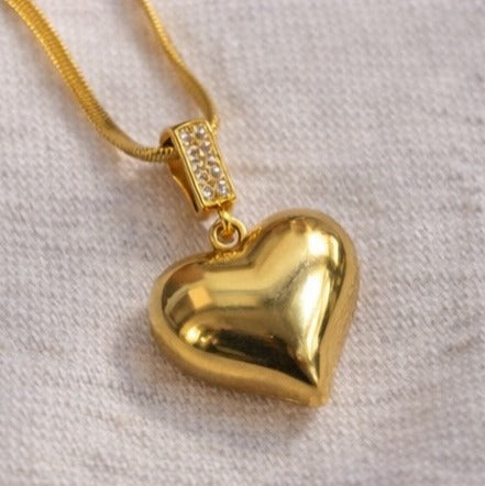 Anti-tarnish Heart Pendant