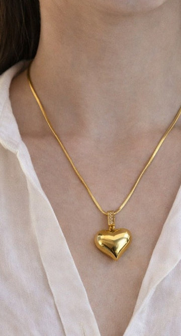Anti-tarnish Heart Pendant