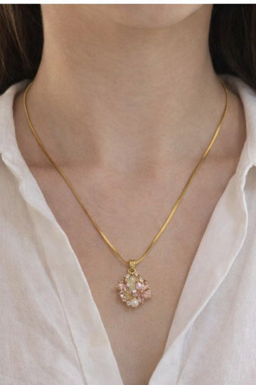 Anti-tarnish Crystal Pendant