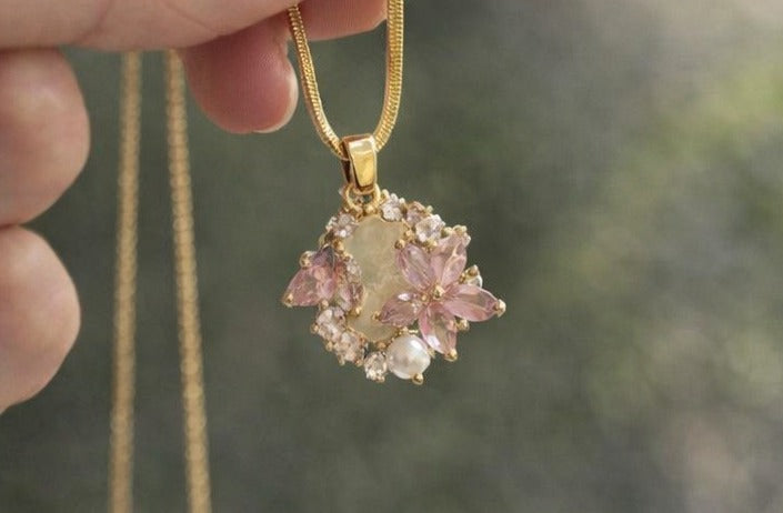 Anti-tarnish Crystal Pendant