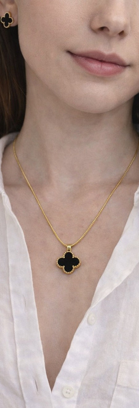 Clover Shaped Set (Pendant, Ring, Earring)