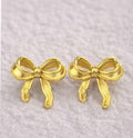 Cute bow hanging earring