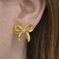 Double bow earring