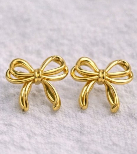 Double bow earring