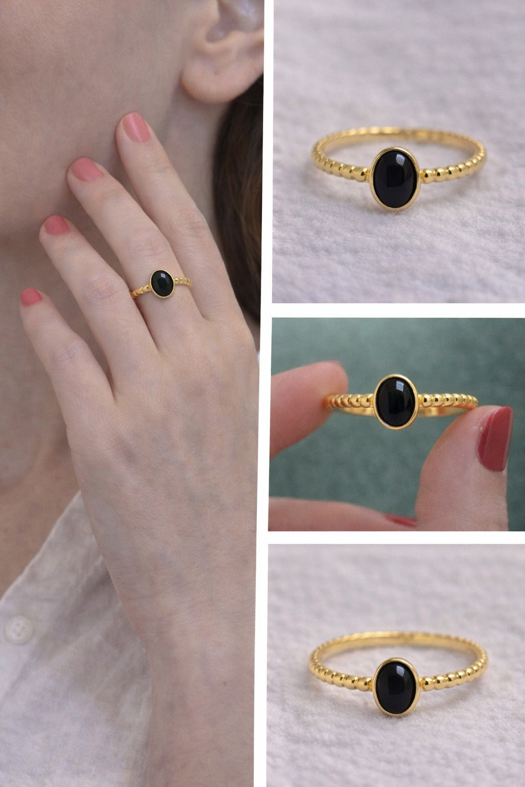 Obsidian Empress Ring