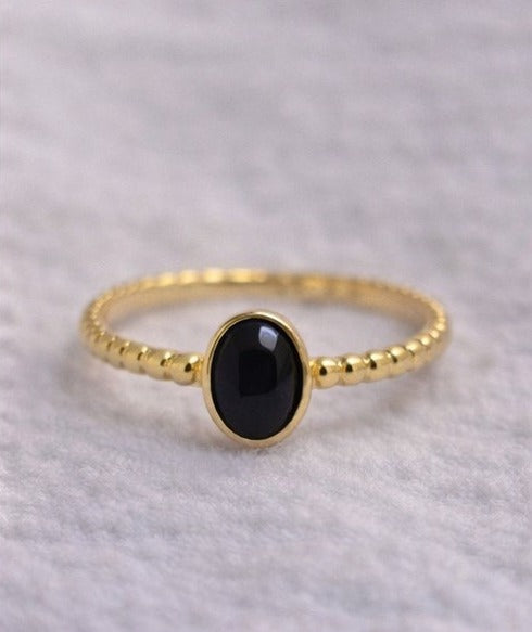 Obsidian Empress Ring