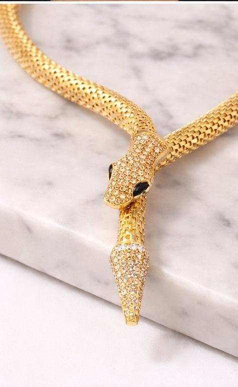 Goddess Crystal Serpent Statement piece
