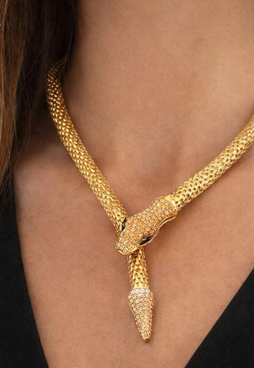 Goddess Crystal Serpent Statement piece