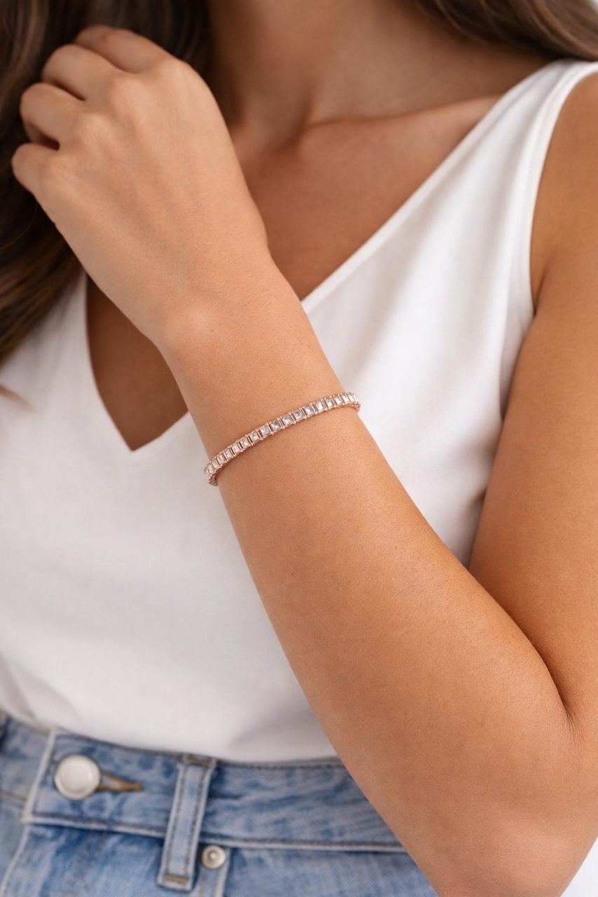 Rosegold Tennis Bracelet