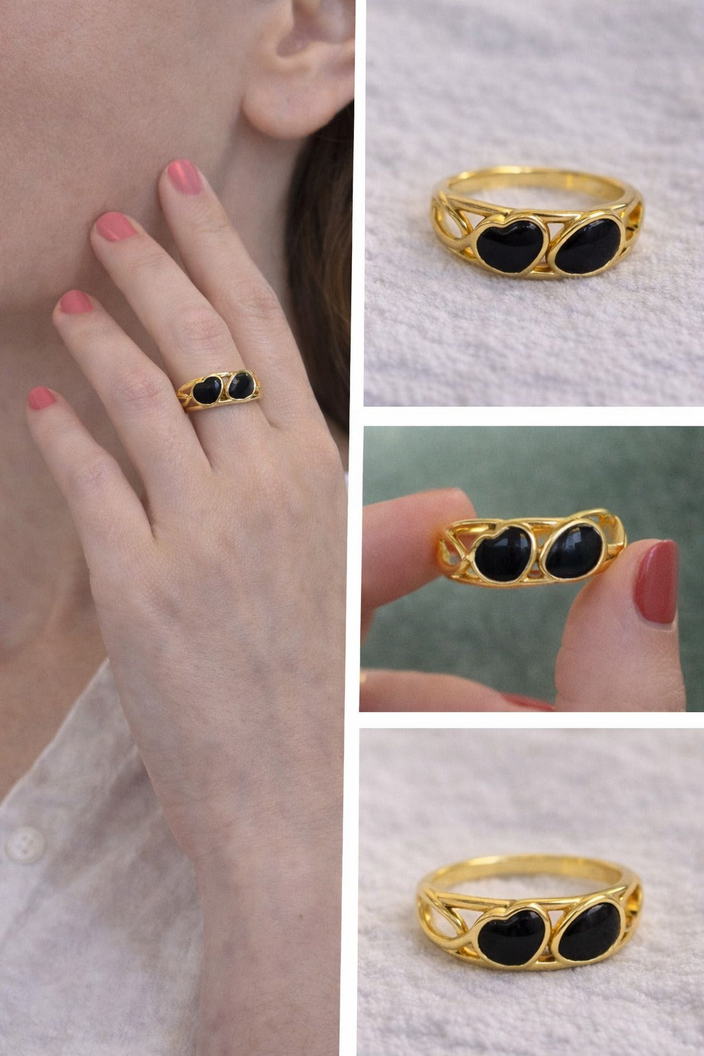 Midnight Duo Ring